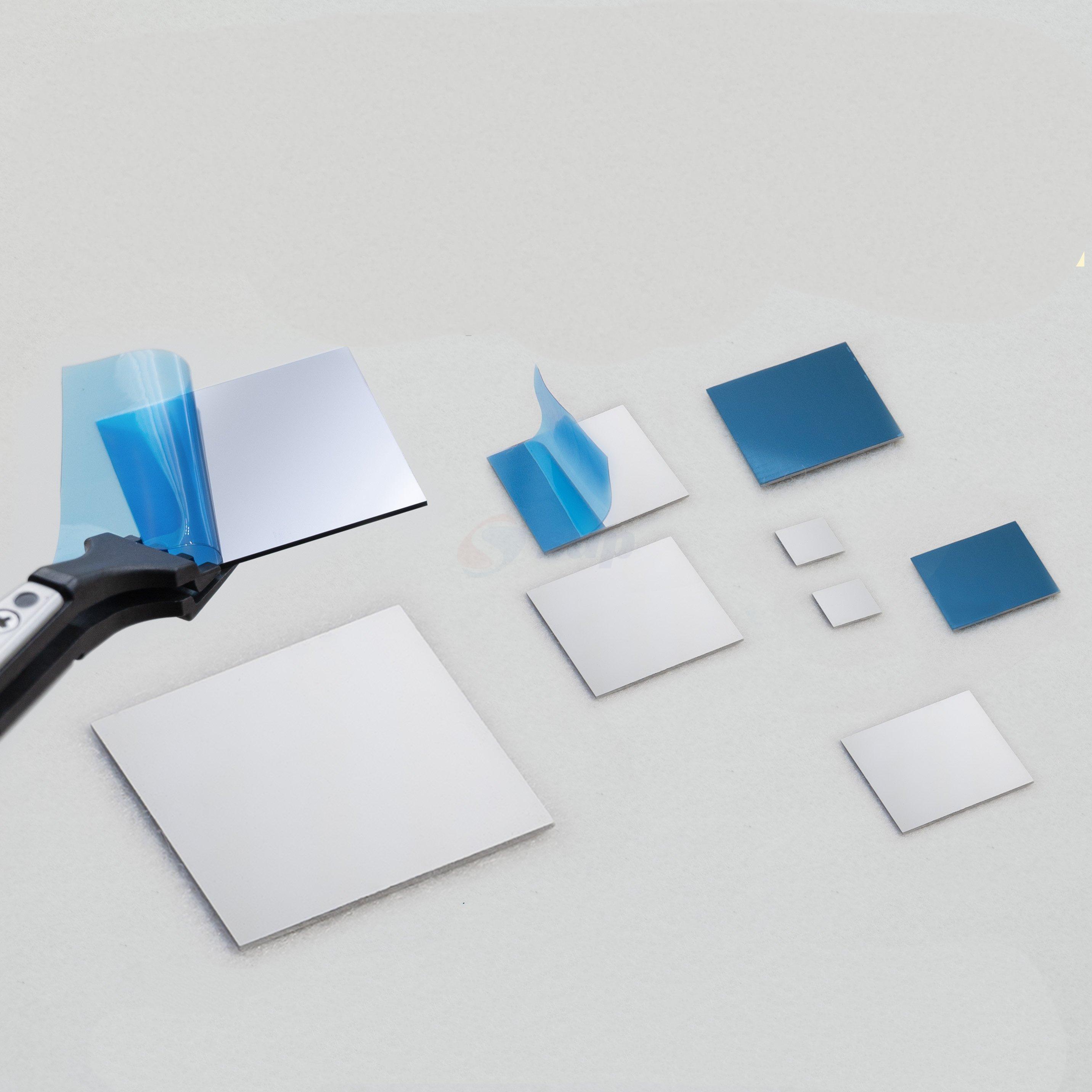 N-type P-type Square Silicon Wafer Substrates Customizable for SEM XPS AFM PFM Lab
