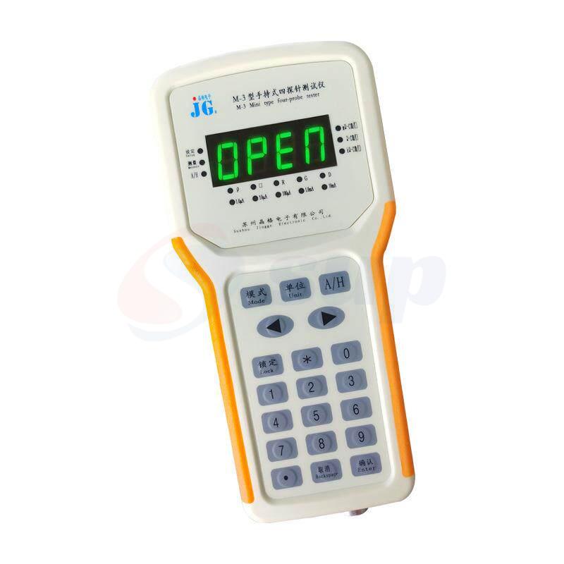 Portable Four Point Probe Resistivity Tester for Silicon Wafers | High-Precision Sheet Resistance Meter