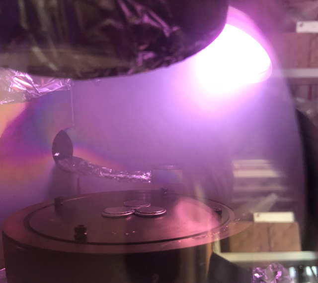 Dual-Target Magnetron Sputtering System working photo.png