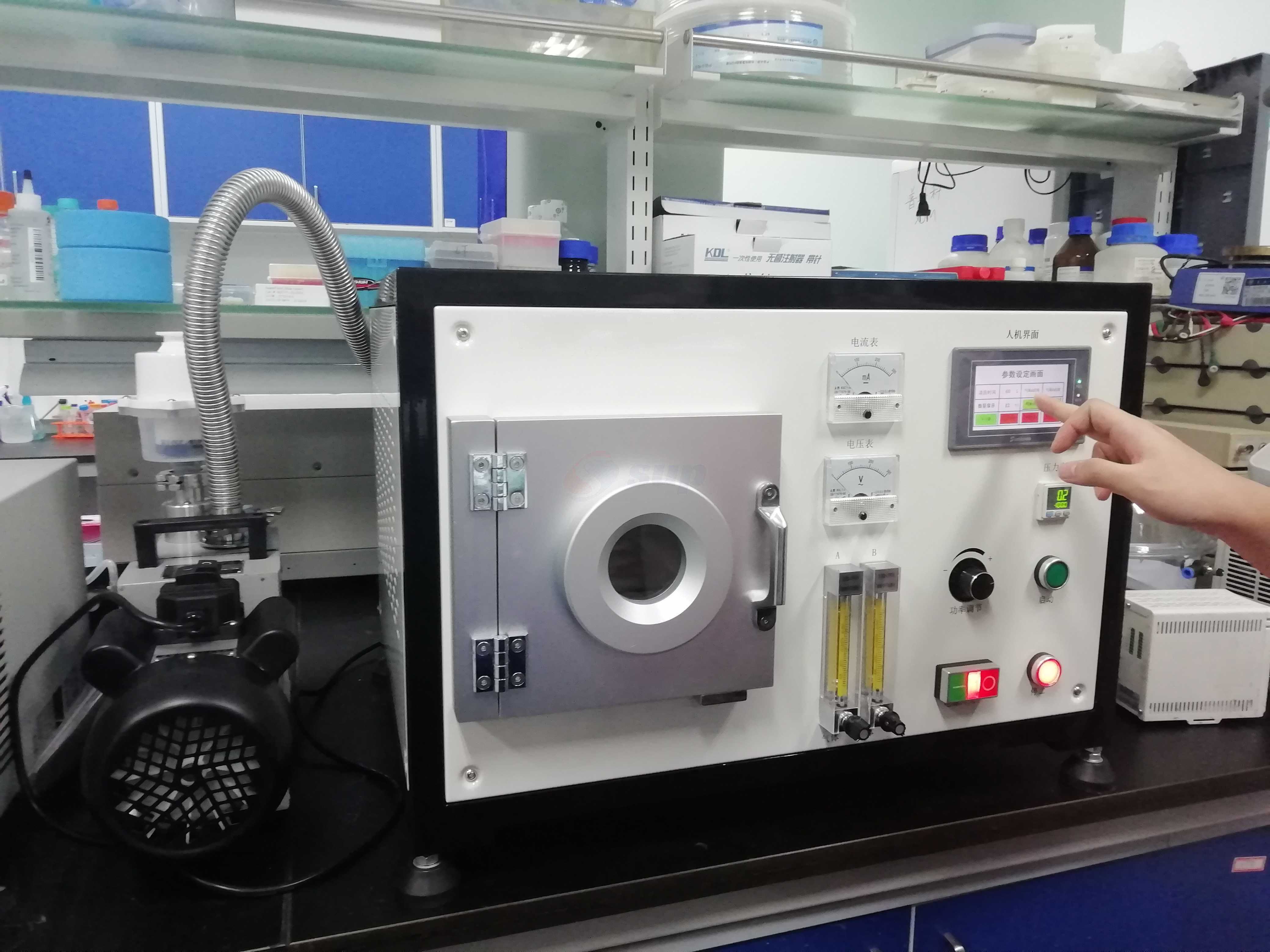 1784125799672316.png Stainless Steel Chamber <a href=https://www.supsemi.com/en/Plasma-Cleaner.html target='_blank'>Plasma Cleaner</a> and Vacuum Pump-02.png